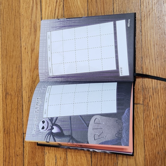 Nightmare Before Christmas Jack Skellington Undated Calender Notebook. - Picture 7 of 16